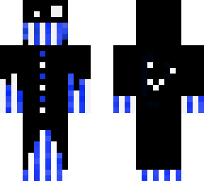 blue and white  mystery