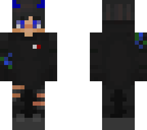 blue demon boy