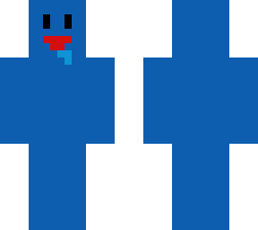 blue man
