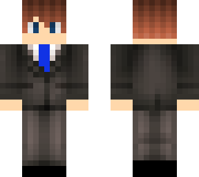 blue office man