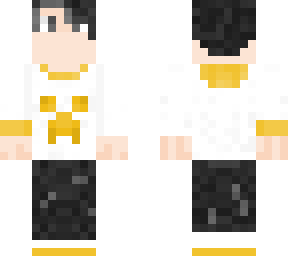 boy w/ gold creeper hoodie