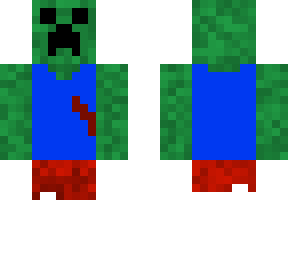 creeper faced zombie