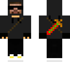 herobrine with glasses