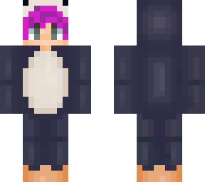 pinguin boi pink hair