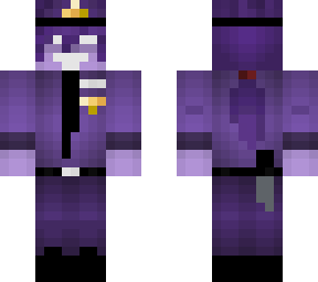 purple guy scary face