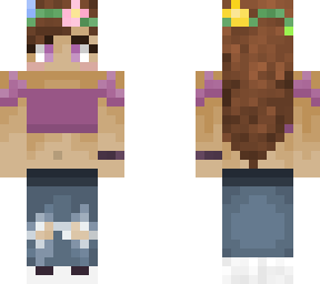 purple trendy girl