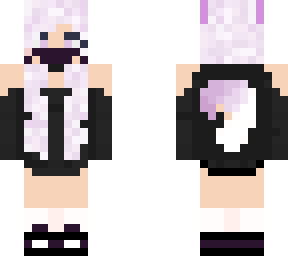 purple wolf girl