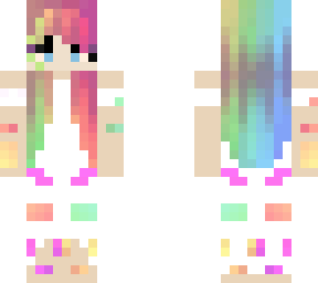 rain bow hair edit