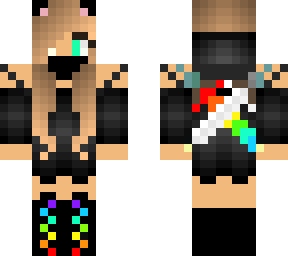 rainbow girl ninja