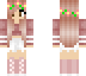 red camo girl with strawberry-blonde hair