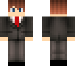 red office man