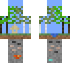 trees and house