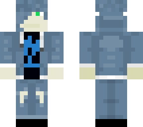 blue emo kid