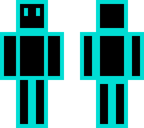blue outline and inverse