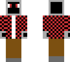 dark red eyes alien with pants.