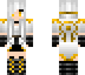 finished angelic white & gold