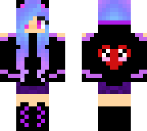 read descblack and purple kitty