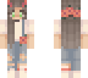 rosy green eyed roses girl