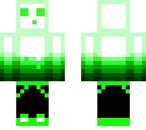 Slime Green Fade Minecraft Skin