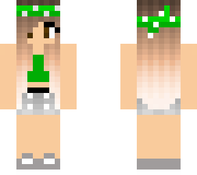 bandana girl with shorts