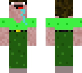 minecraft noob (dribbling) (green)