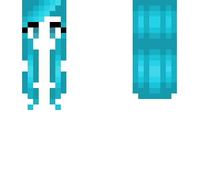 new hb - left hairbangs - aqua blue
