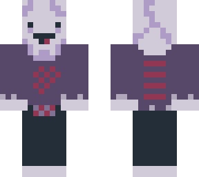 purple distorted dude