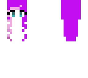 purple hair with pink streak hb