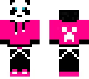 purple hood panda