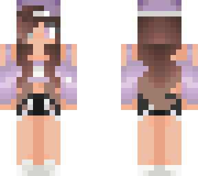 purple tomboy girl )