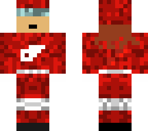red wings player (hockey hair)