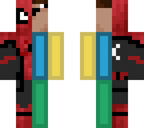 spiderman and noob skin for my friend