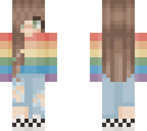 (fixed) edit of rainbow girl (base credit to catsoul51)