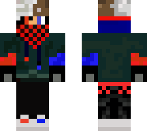 blue black and red emo