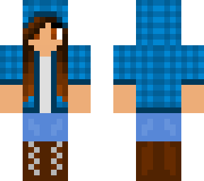blue checkered