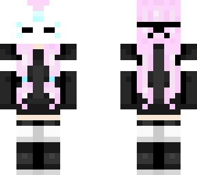 blue kitsune mask | Minecraft Skin