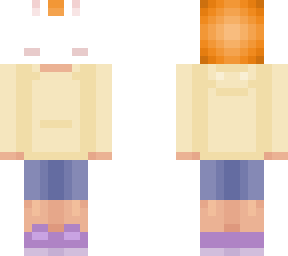 character with a bunny mask