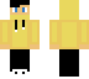 cool guy yellow hoodie