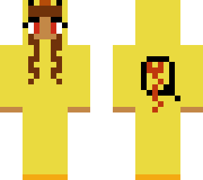 devill girl in a duck suit