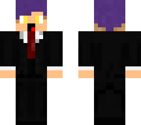 jenlirtv purple hair anzug
