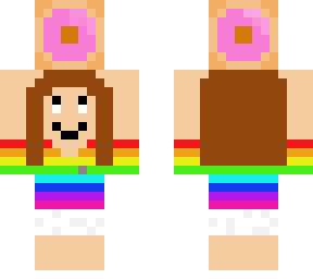little girl holding a donut 2 made by the same person
