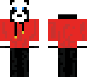 panda red hoodie