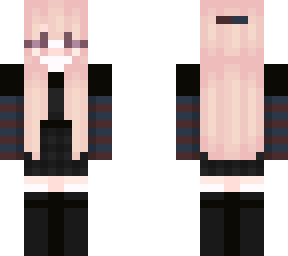 pink hair girl