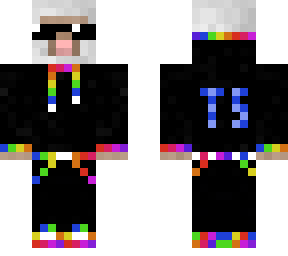 rainbow hoodie sheep