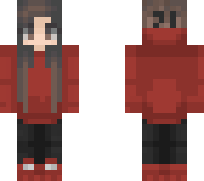 red hoodie
