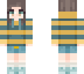 striped hoodie girl