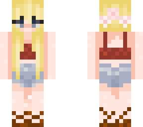 summer flower girl