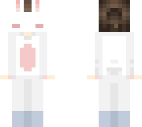 character with a bunny mask