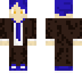 chico azul! con traje