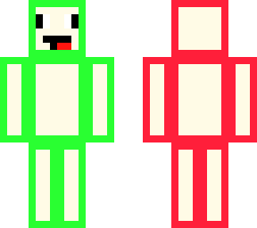 colorful block man